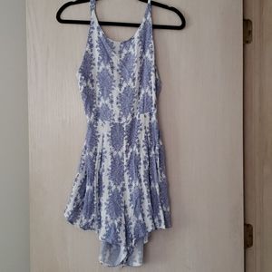 Cute blue and white Shorts/romper